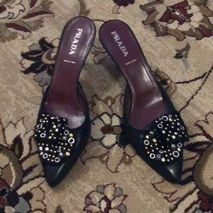 Prada mules. FINAL!